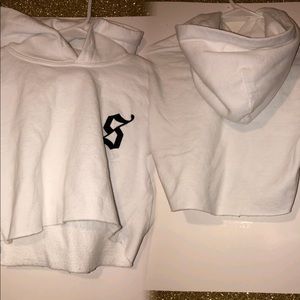 Crop top hoodie